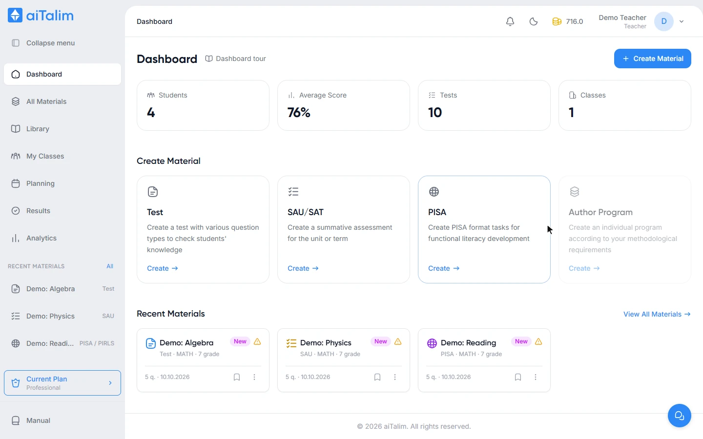Project preview: aiTalim