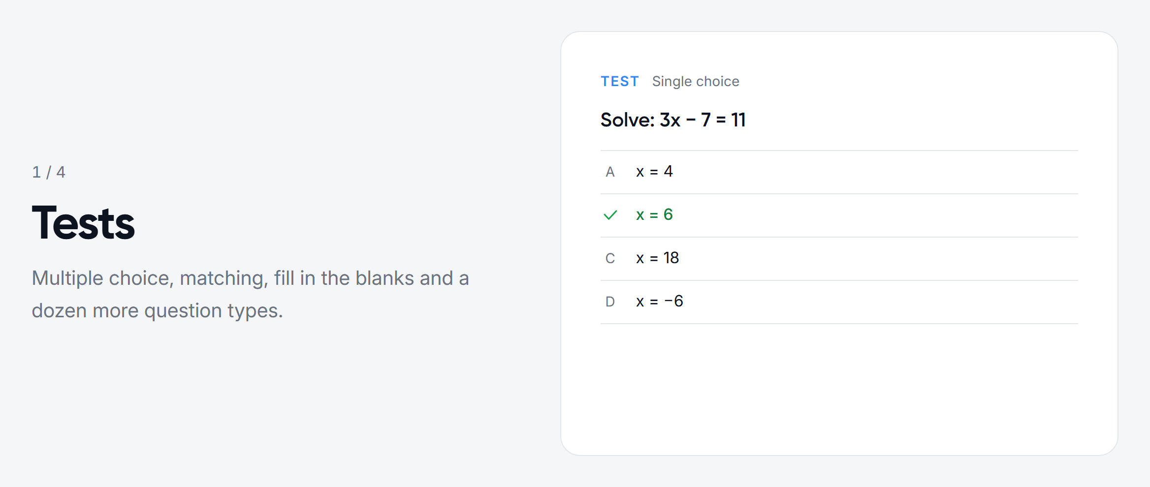 Tests